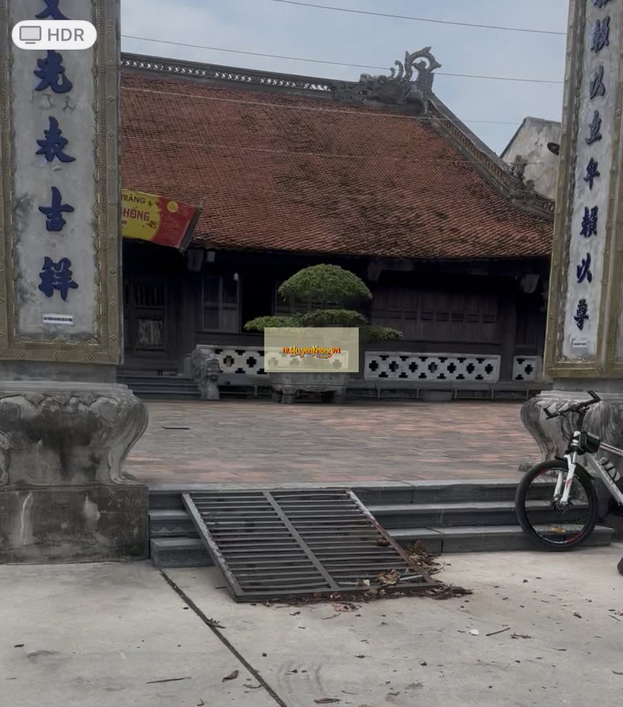 Phong thủy Đình Làng Gốm Bát Tràng tọa 121.733° tại Hà Nội