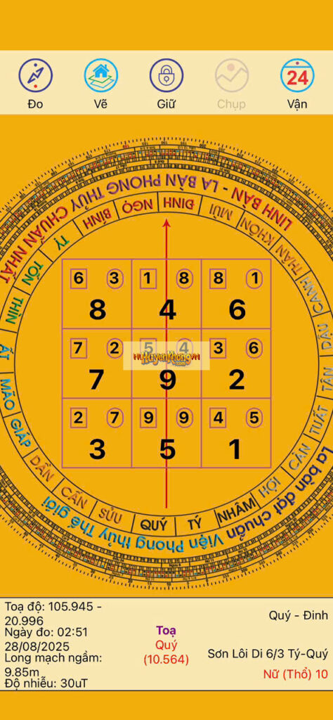 Hóa giải, trấn trạch 24 sơn hướng vận 9