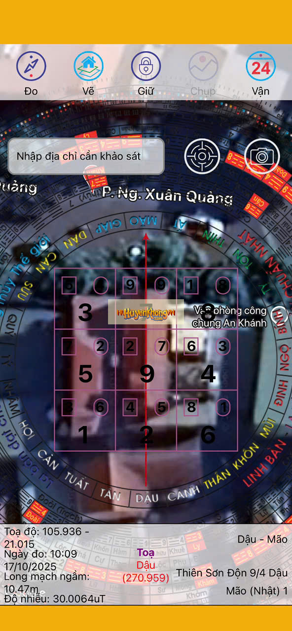 Ảnh tọa độ (định vị vệ tinh) - Vp Công chứng An Khánh (Gia Lâm)