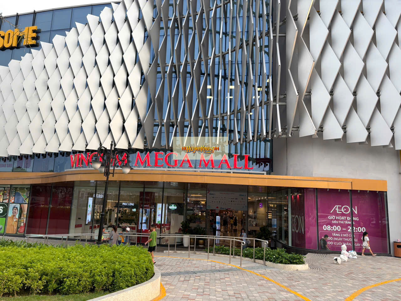 Phong thủy VIncom Mega Mall (Văn Giang, VHOP2) tọa 155.873° tại Hưng Yên