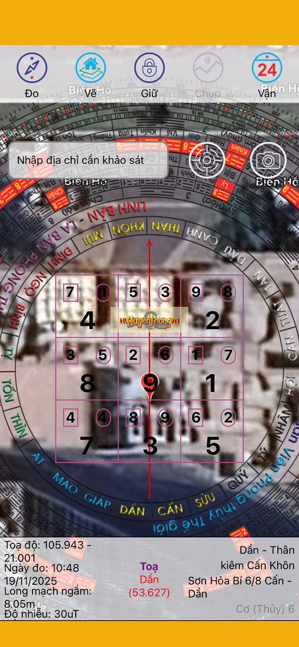 Ảnh tọa độ (định vị vệ tinh) - MSB Vinhomes Ocean Park (Gia Lâm)